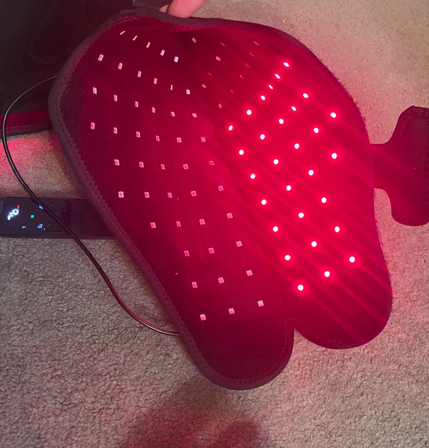 Viconor Red Light Therapy for Feet 2 Packs -Infrared Light Therapy Shoes Wraps Toes & Ankle, Led Near Infrared Light Boots, Controller Adjustable Power & Time customer photo 1