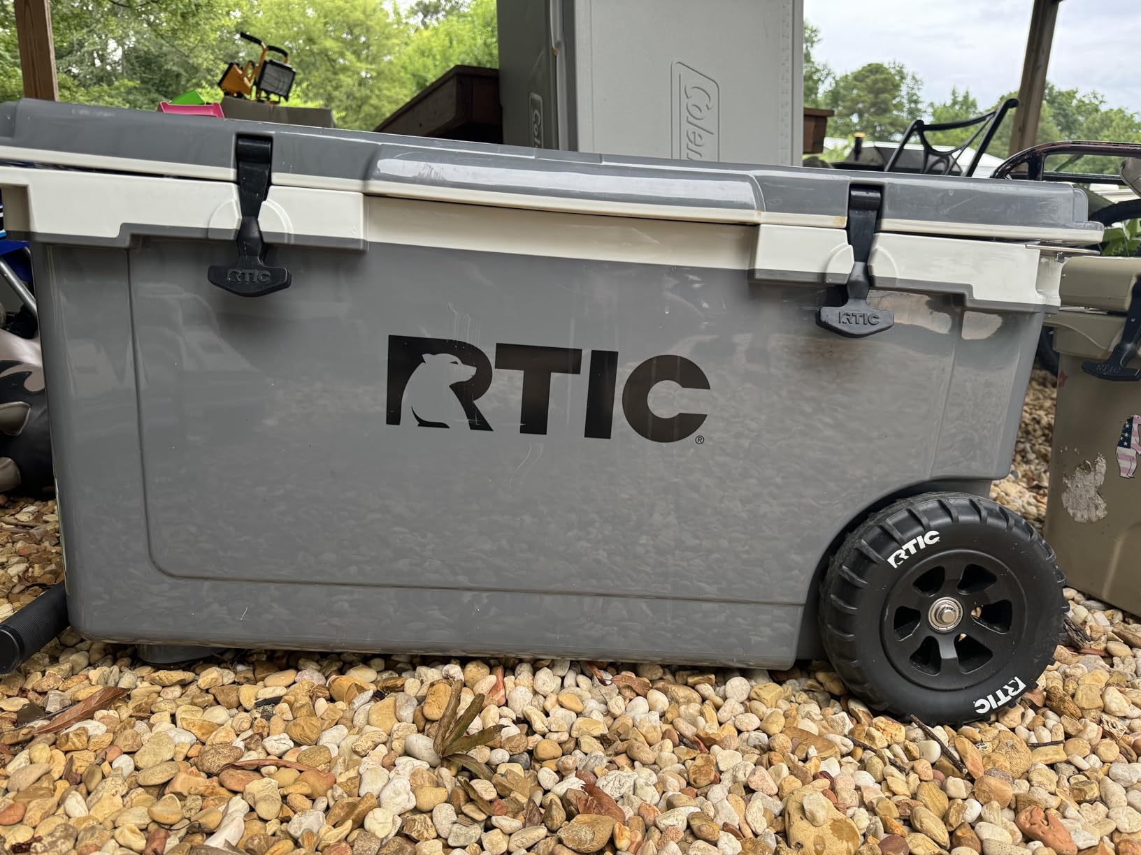 RTIC 72 Quart Ultra-Light Wheeled Cooler Hard Insulated Portable Ice Chest Box for Beach, Drink, Beverage, Camping, Picnic, Fishing, Boat, Barbecue, 30% Lighter Than Rotomolded Coolers customer photo 2