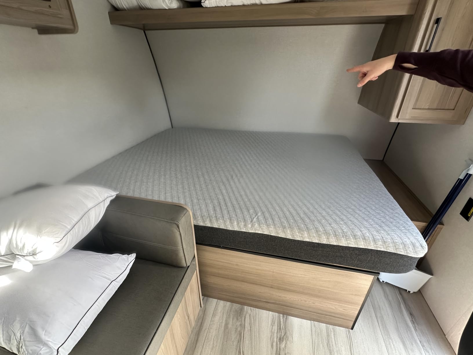 Celestial Sleep 10 Inch RV Short Queen Mattress, Made in The USA, CertiPUR-US, Oeko-Tex, and Fiberglass-Free Certified Cooling Memory Foam Camper Bed - Medium customer photo 2
