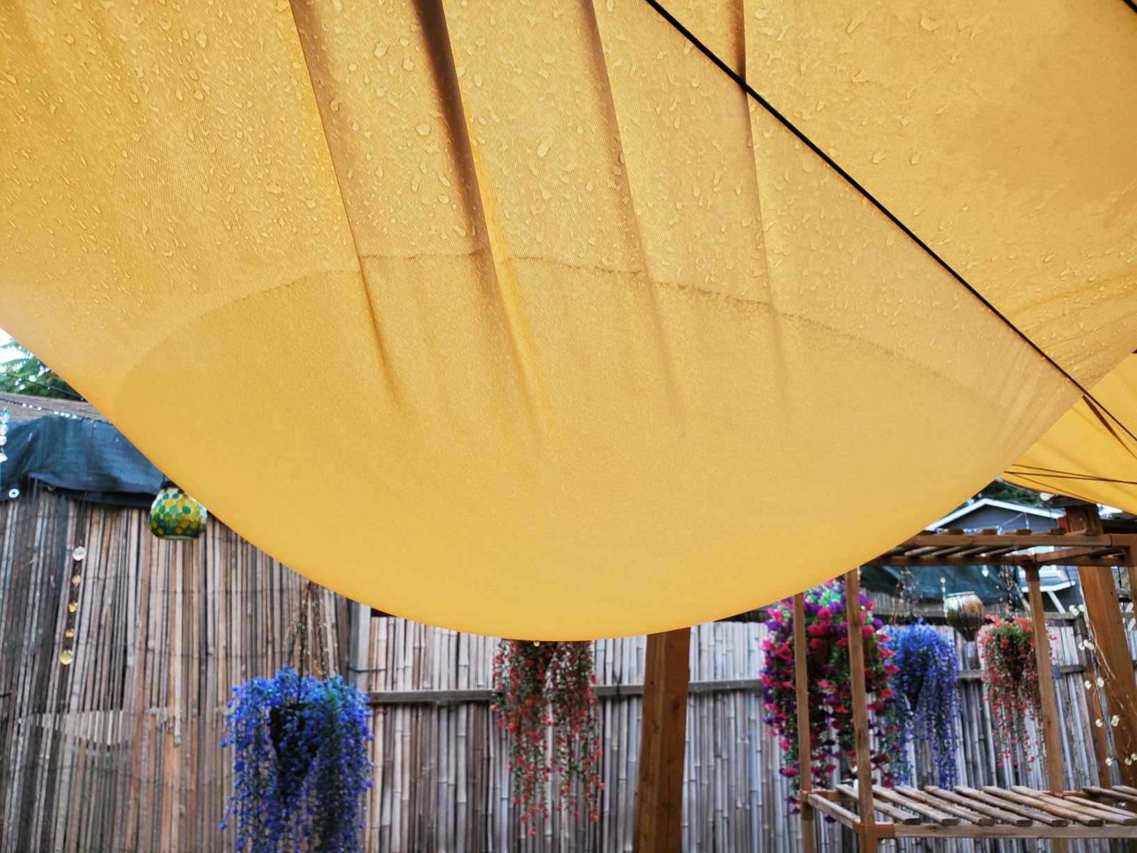 SUNNY GUARD 10' x 13' Waterproof Shade Sail 95% UV Block Outdoor Canopy | Waterproof sun shade sail canopy for backyard, patio, garden, deck, pergola with UV protection, rain coverage, customizable customer photo 2