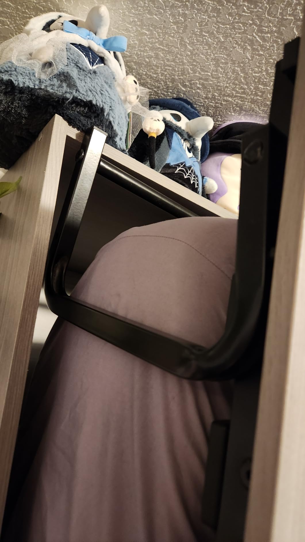 Bestar Queen Murphy Bed, Platinum Gray, Claremont | Dual piston mechanism; for guest room or multipurpose space customer photo 1