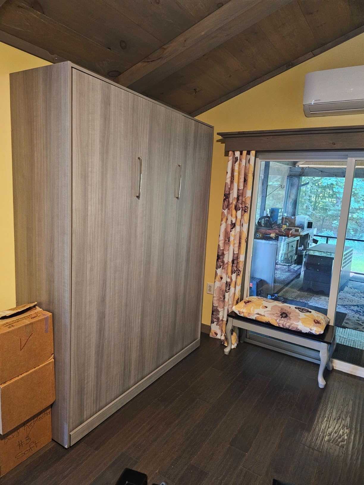 Bestar Queen Murphy Bed, White, Claremont, 65W customer photo 1