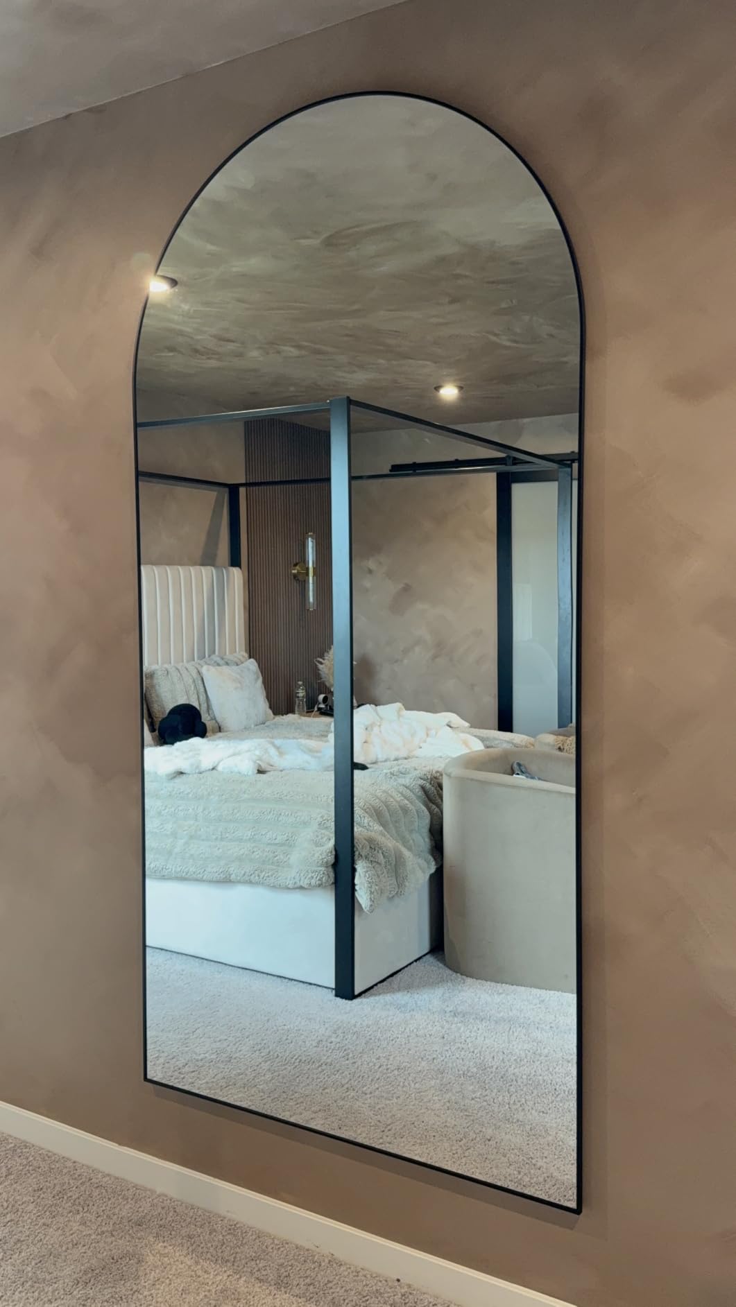 Dewfig Arched Full Length Mirror, 76