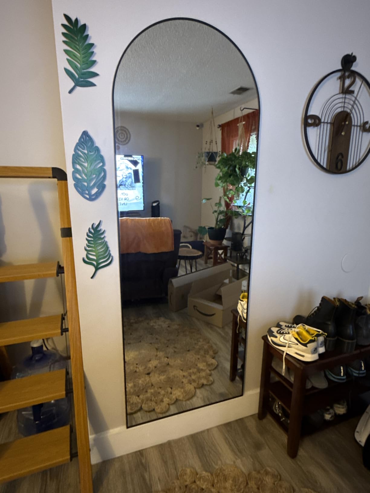 Dewfig Arched Full Length Mirror, 76