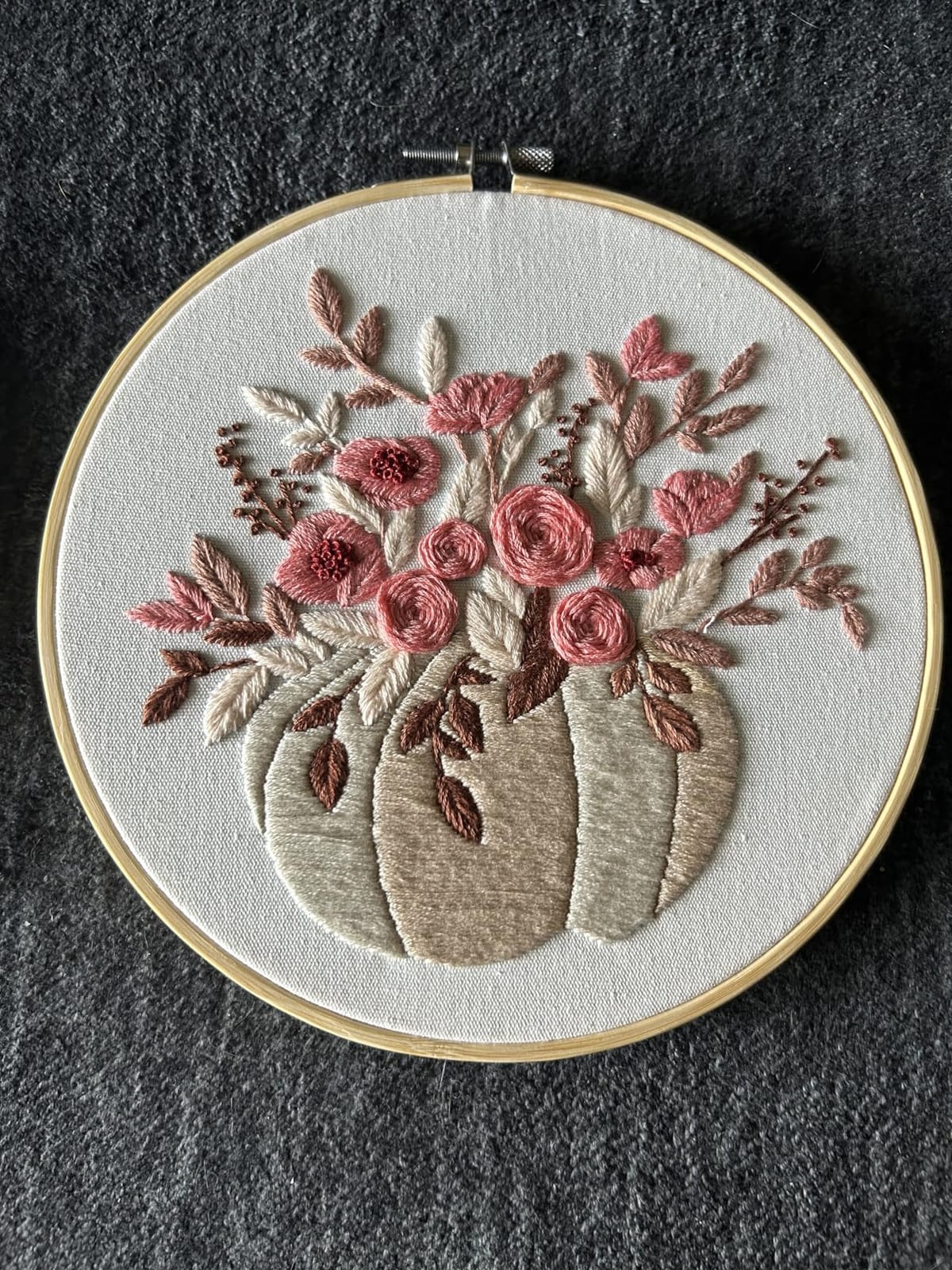 Sivilife Embroidery Kit for Beginners, 3 Sets Stamped Cross Stitch Kits for Beginner, Floral Pattern Embroidery Starter Kits for Adults with Embroidery Hoop Instructions Threads and Needles Scissors customer photo 1