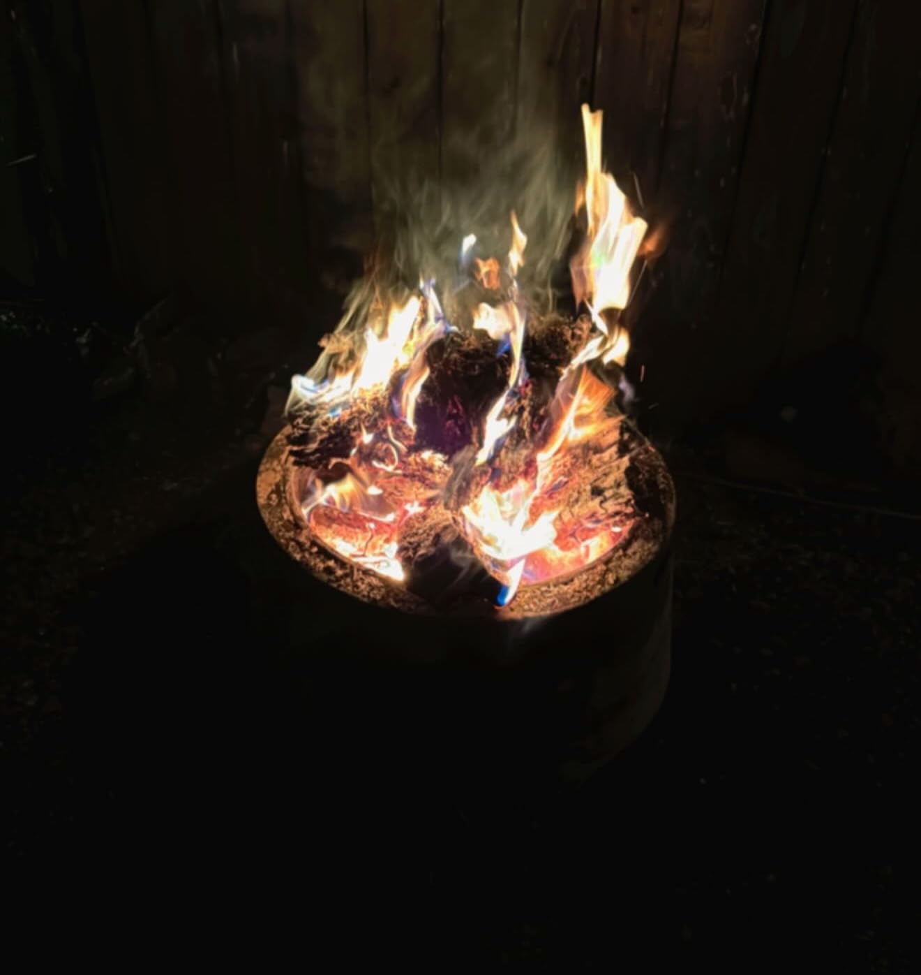 Smokeless Fire Pit 20-Inch - Portable Outdoor Wood Burning Fire Pit for Patio, Backyard & Camping, Stainless Steel, Removable Ash Pan, Stand & Cover - TIKI Social Fire Pit customer photo 2