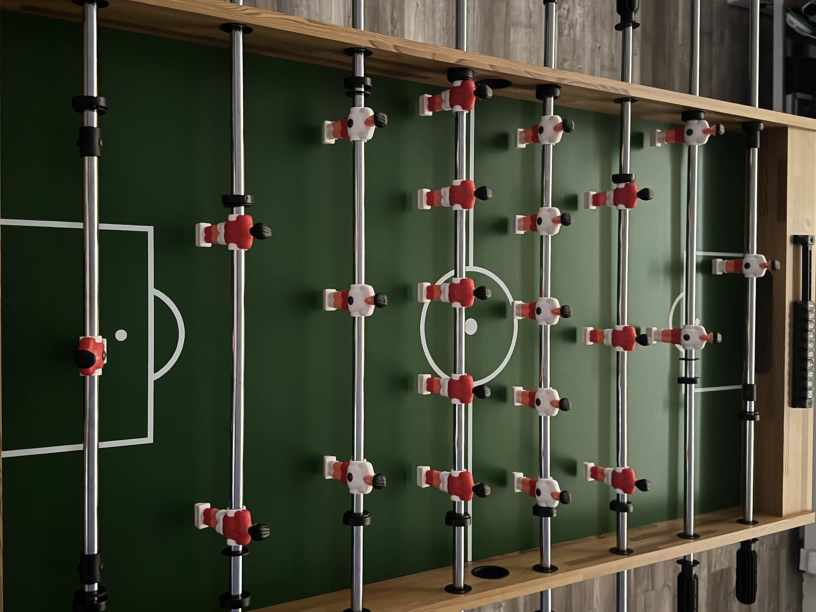 Best Choice Products Foosball Table for Kids and Adults, Game Room Soccer Game Table w/ 2 Balls, 2 Cup Holders, Ergonomic Handles, Chrome Finished Metal Bars customer photo 1