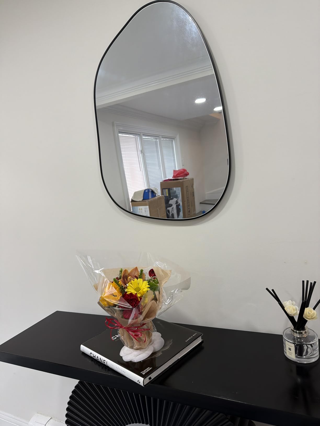 PERFNIQUE Irregular Asymmetrical Wall Mirror, 32