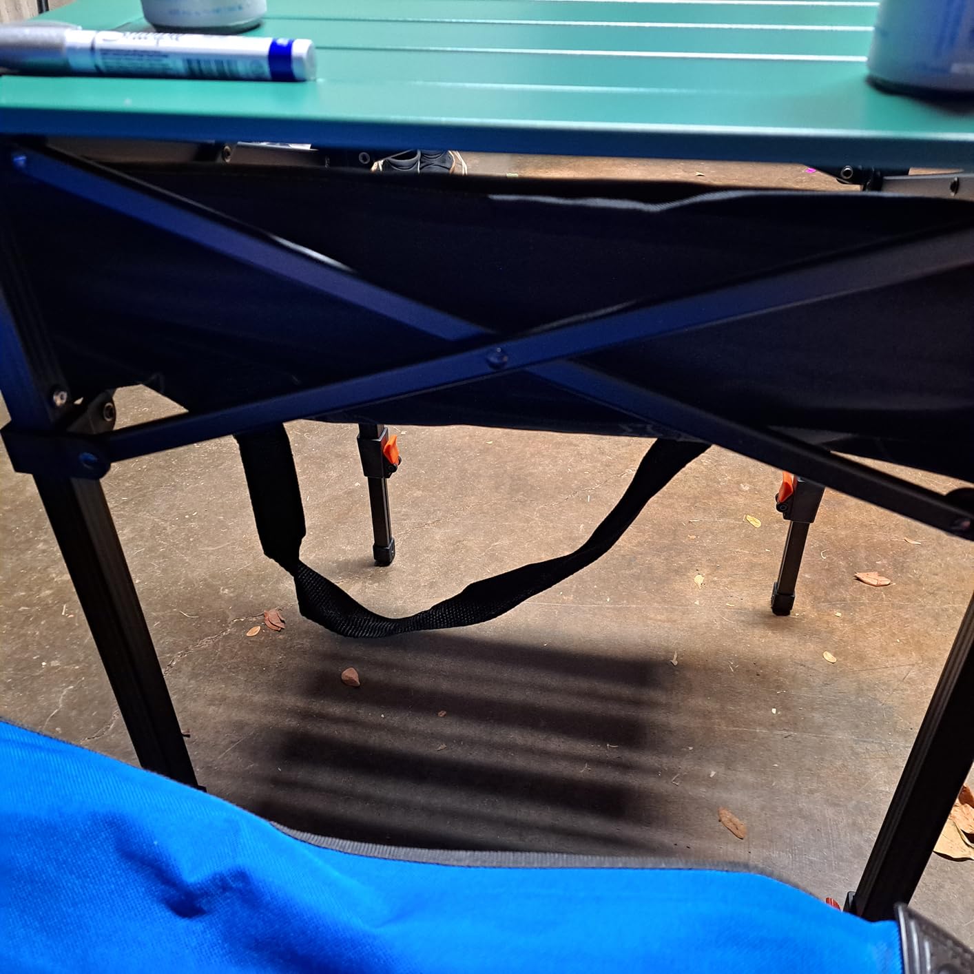 VILLEY Folding Camping Square Table with Carry Bag, Lightweight Aluminum Adjustable Square Table for Outdoor customer photo 1