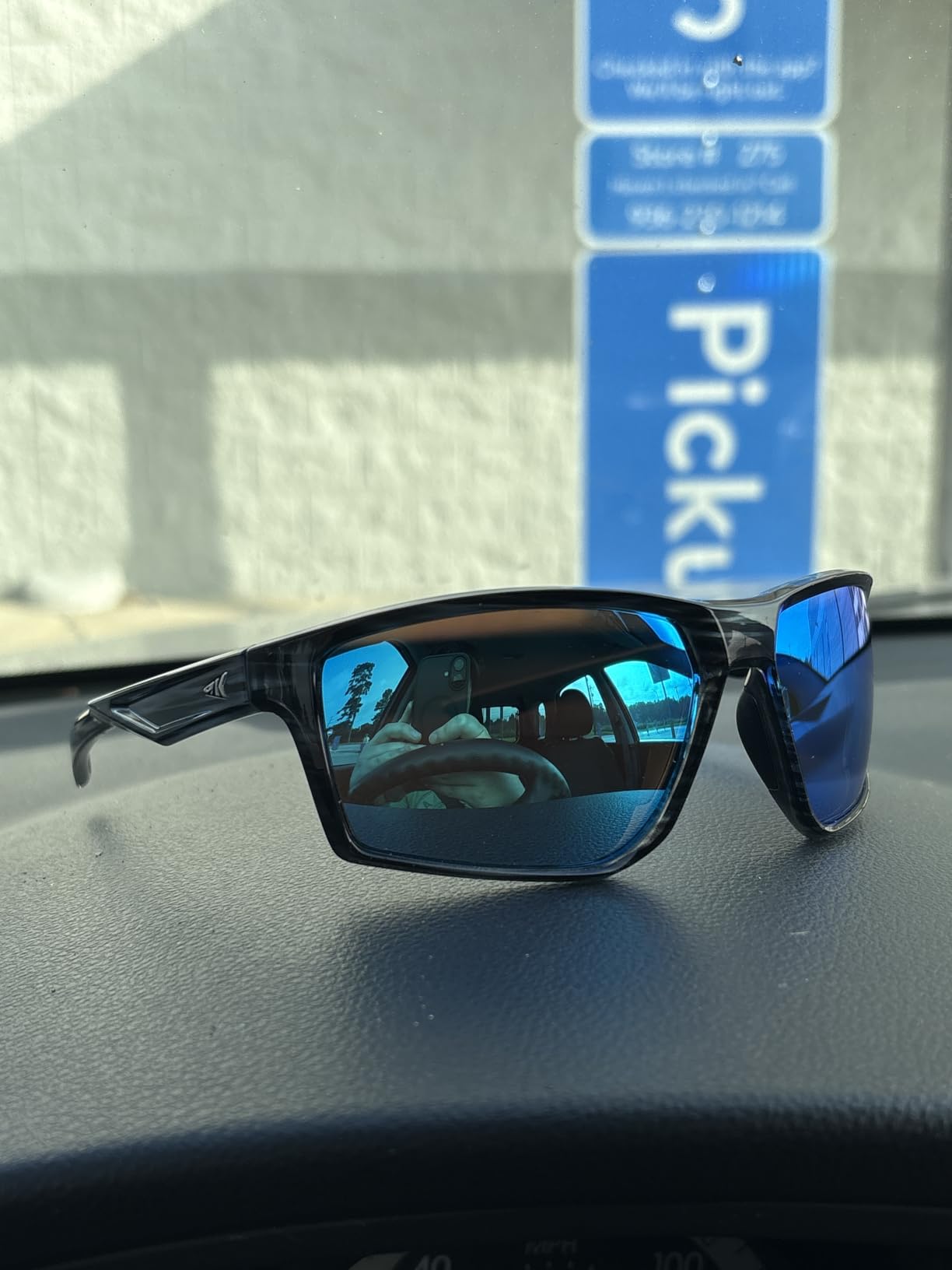 KastKing Osage Polarized Sport Sunglasses for Men and Women, Wrap Design | PuriVex Water & Salt Repellent, UV Protection, Lightweight, Durable, Non-Slip Nose and Temple Pads, Ideal for Fishing customer photo 1