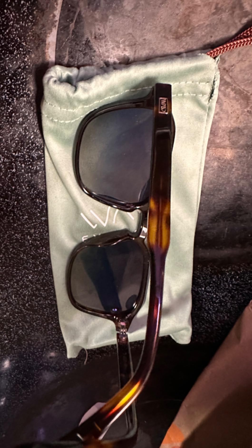 Francis Men's Polarized Sunglasses, Square Frame, Wide Fit UV400 customer photo 1