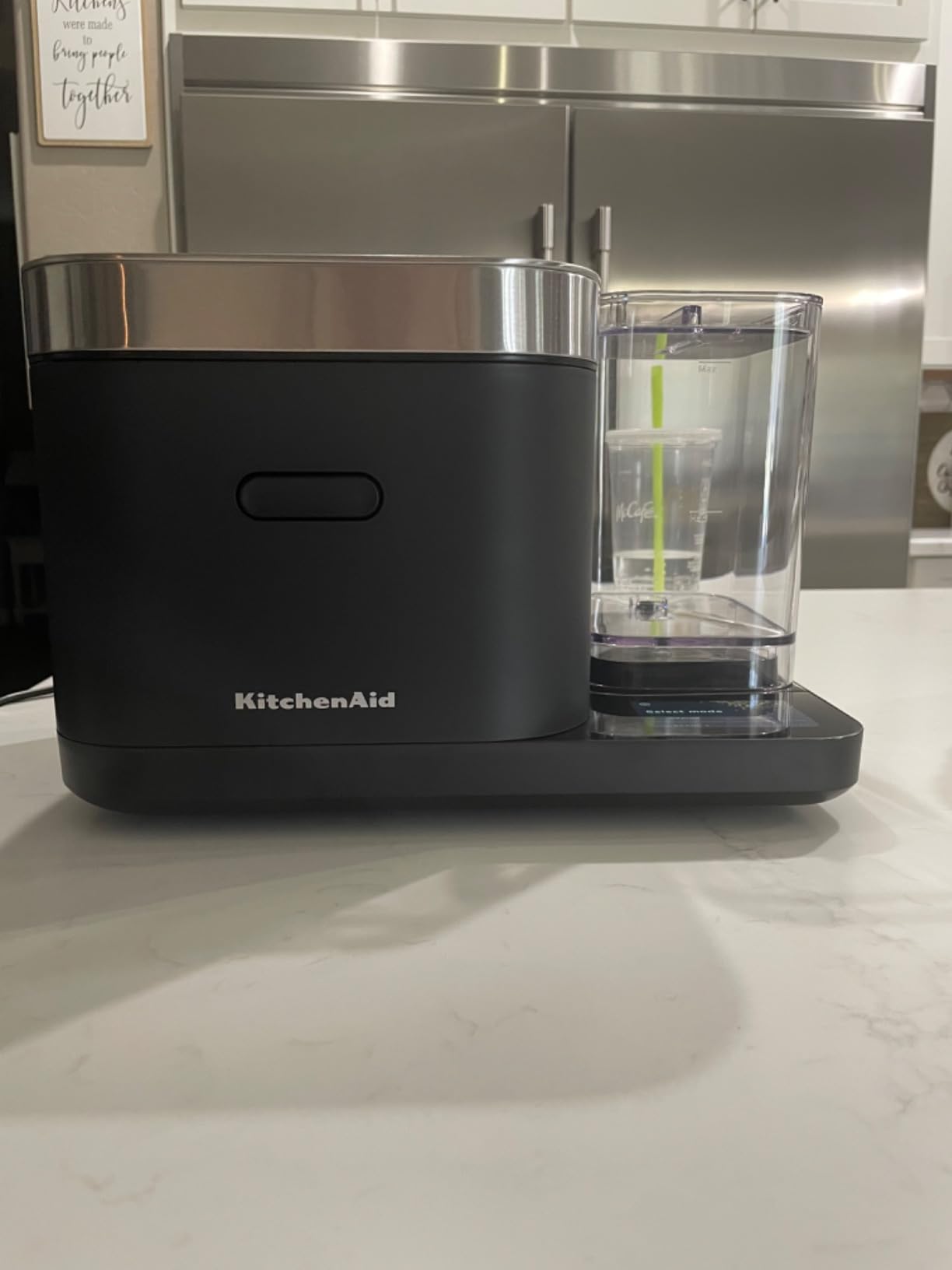 KitchenAid 8 Cup Grain and Rice Cooker, Integrated Scale, Black Matte, KGC3155BM customer photo 1