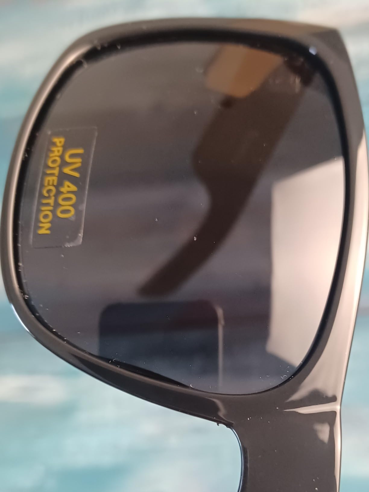 WISTON XL Big Wide Head Mens Dark Black Sunglasses for Men Extra Large Square Sun Glasses 149mm W8004 customer photo 1