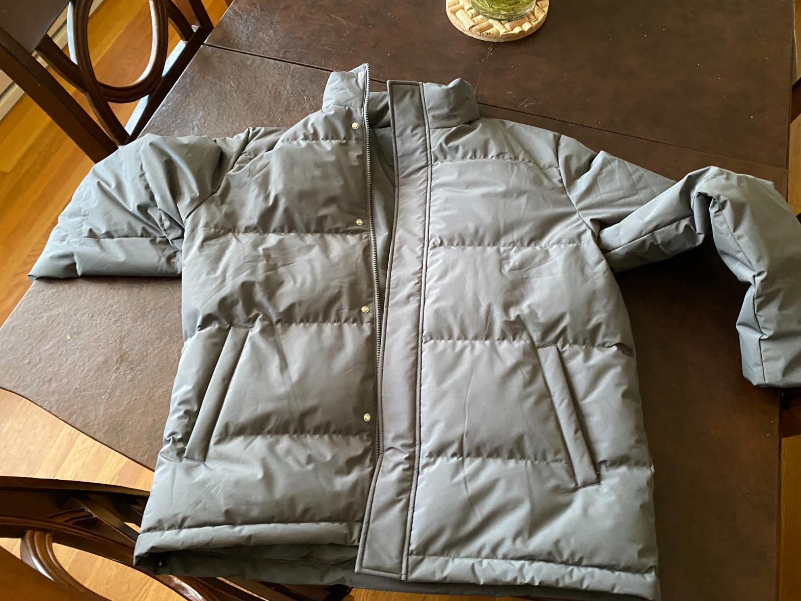 Men's Down Jacket Winter Warm Thicken Puffer Coats Water Shedding Windproof Casual Insulated Jacket customer photo 2