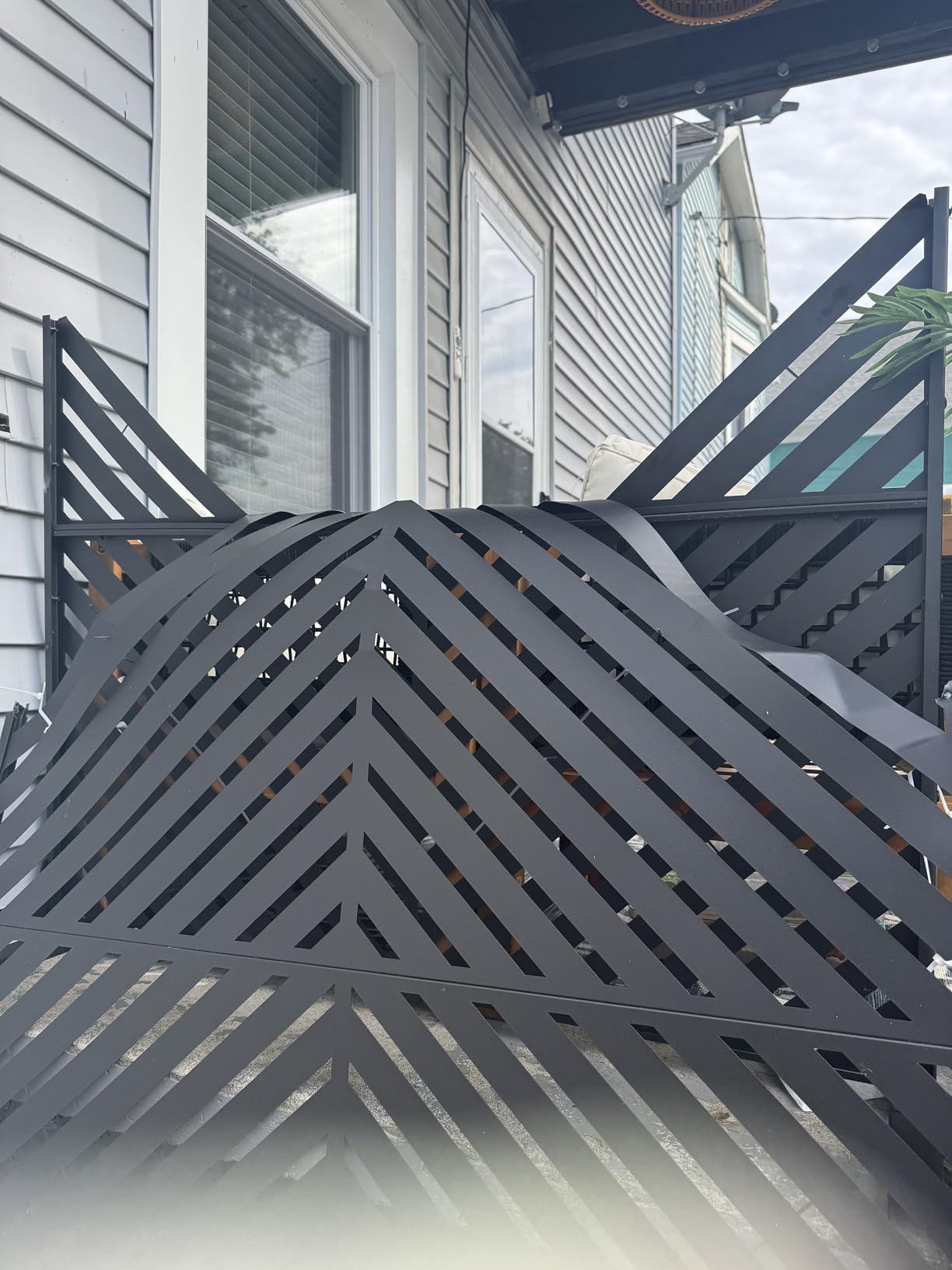 Metal Privacy Screen Outdoor 72