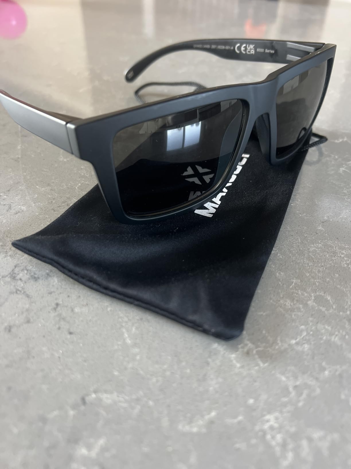 MAXJULI XXL Size Double Extra Large Z87 Sunglasses for Big Wide Heads Men TR90 Ultralight UV400 Protection Glasses 8228 customer photo 2