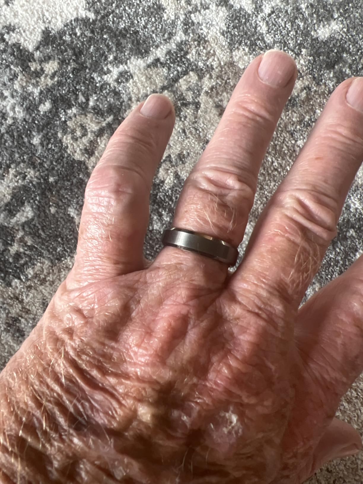 King Will Tungsten Men's Wedding Ring - Available in 6mm to 10mm customer photo 2