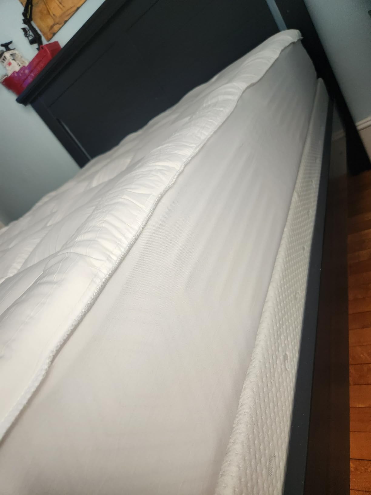 Niagara Sleep Solution 100% Cotton Top Queen Mattress Topper, Pillow Top | Cloud-Like Mattress Pad, Cooling, Breathable, 20