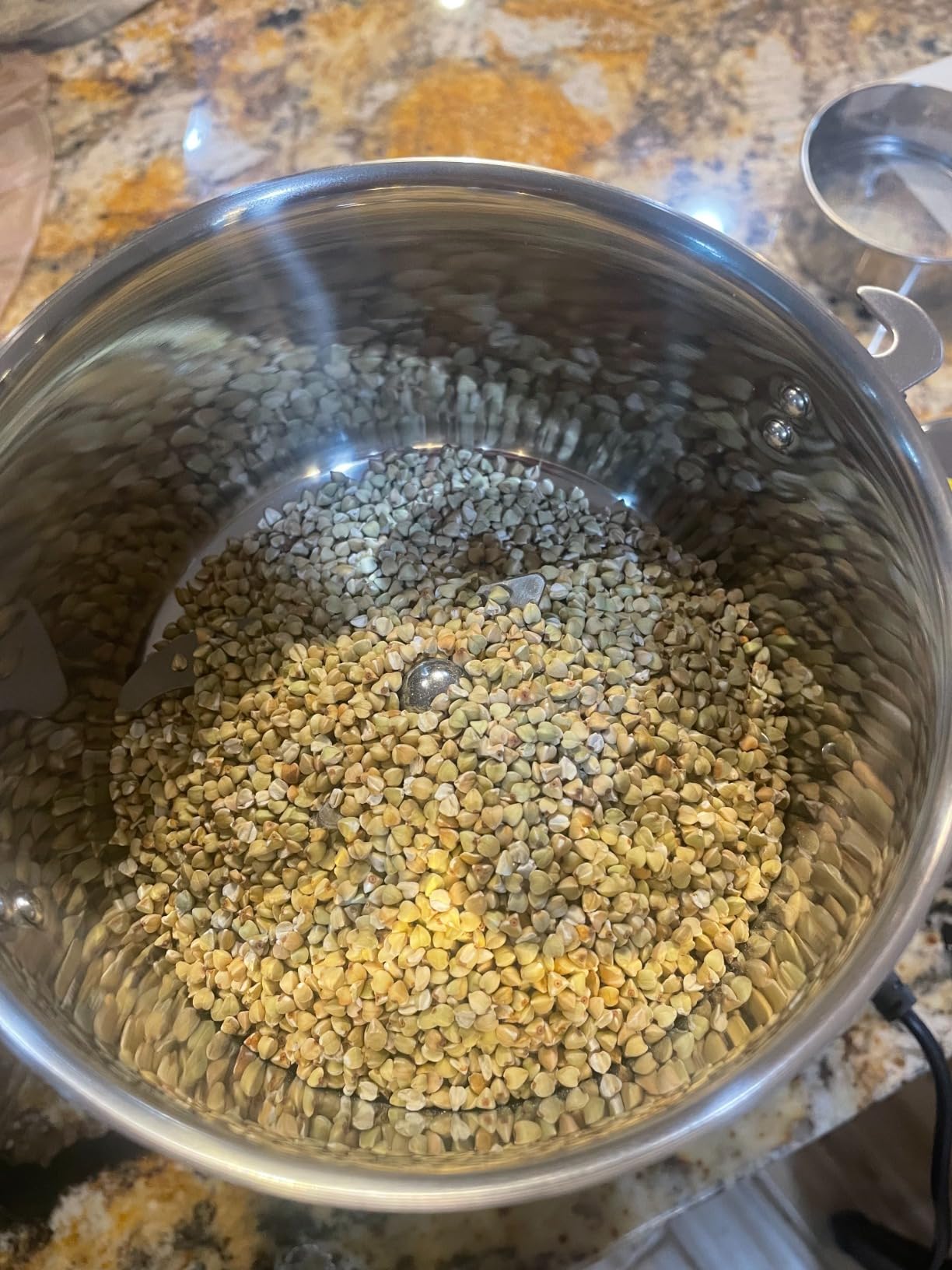 Goldtouch 750g Grain Mill Grinder 2800W Electric Stainless Steel Grain Grinder High-Speed Pulverizer Powder Machine for Dry Wheat, Oats, Corn, Pepper and Coffee Beans (750g Swing Type) customer photo 2