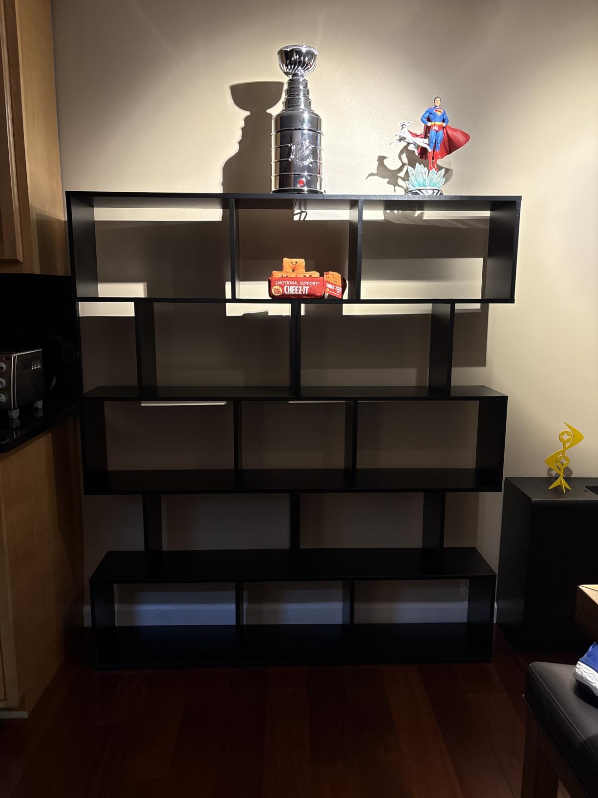 DIYART 5-Tier Geometric Bookcase (Set of 2), 62.6
