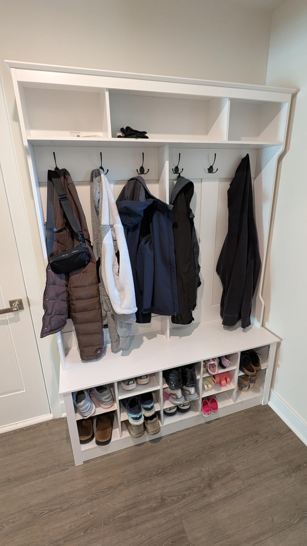 Wodeer Hall Tree with Bench and Shoe Storage, 53