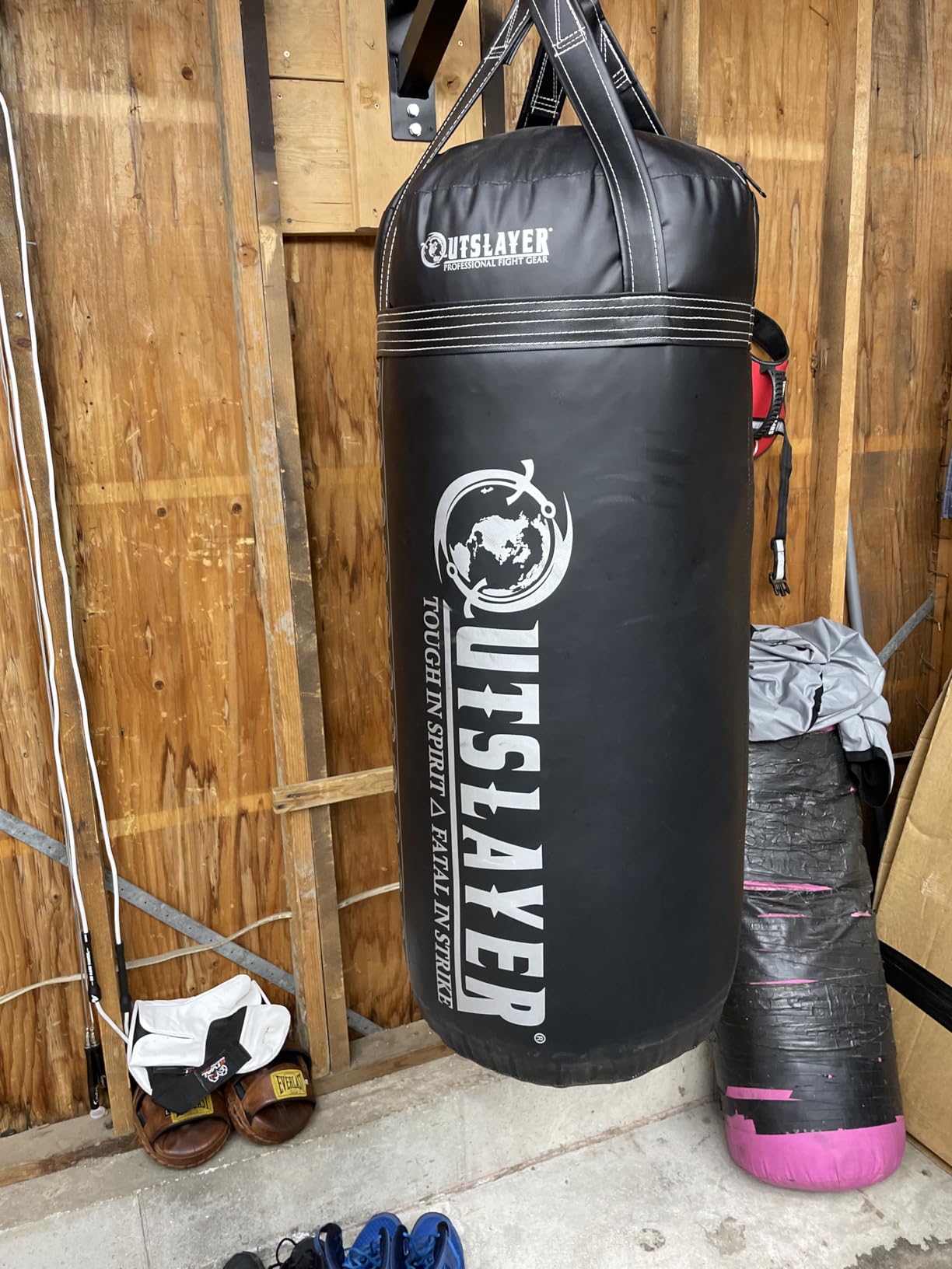 OutSlayer XXL 150 LB Heavy Boxing Punching Bag - Versatile Training for Mixed Martial Arts Wider Striking Area - USA Made customer photo 1