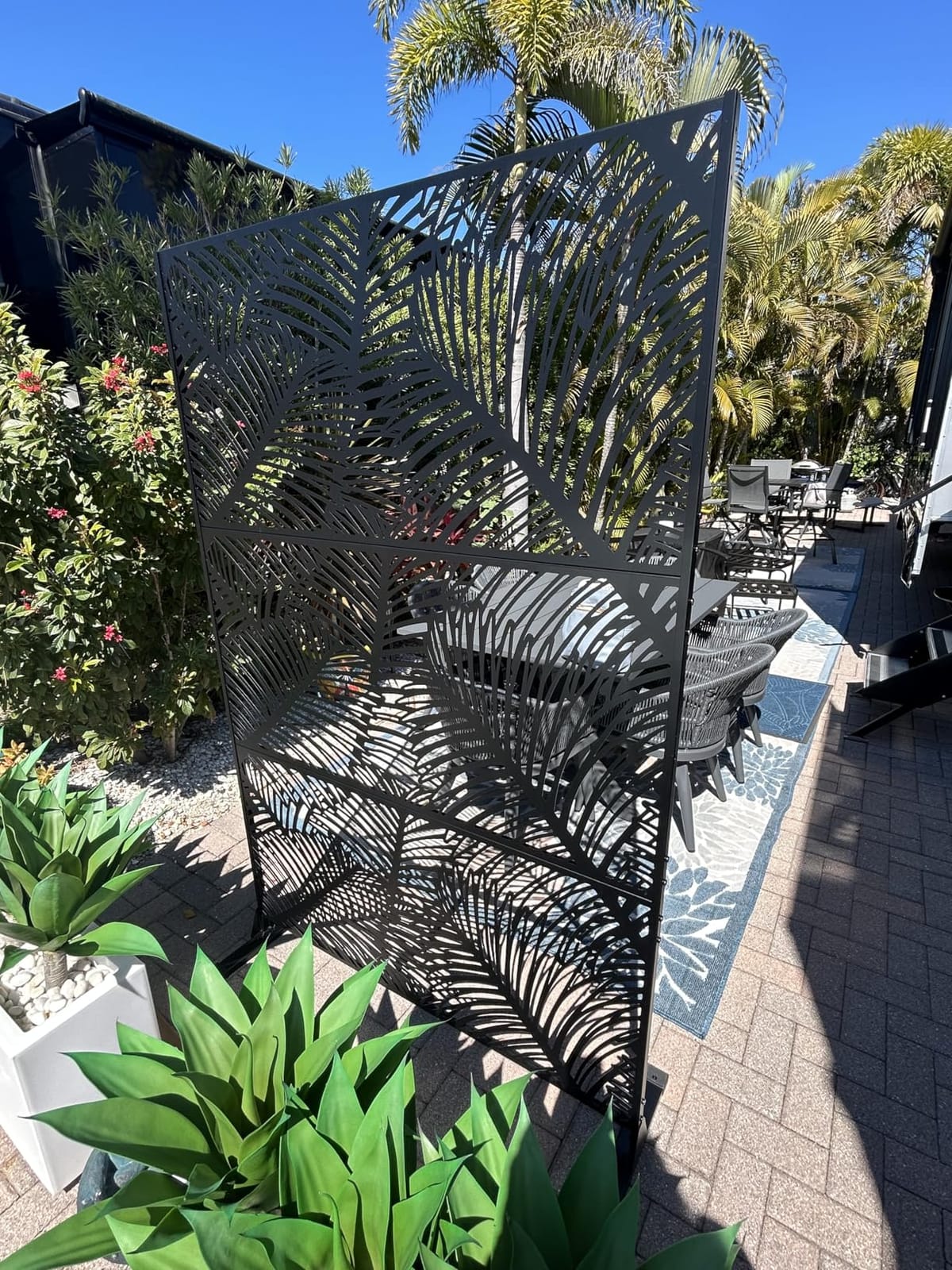Kozyard Metal Privacy Screen 74