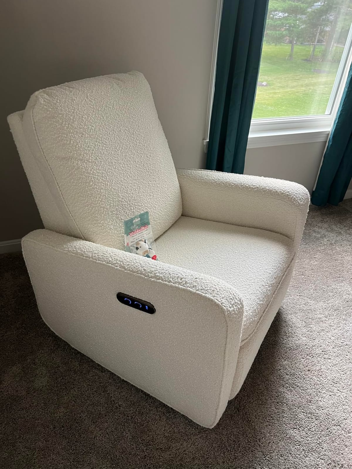 Graco Teddi Nursery Power Recliner Swivel Glider, Ivory Boucle | Electronic Power Recline, OEKO-TEX 100 Certified, USB-A & USB-C Charger, Premium Cushioning & Comfort customer photo 1