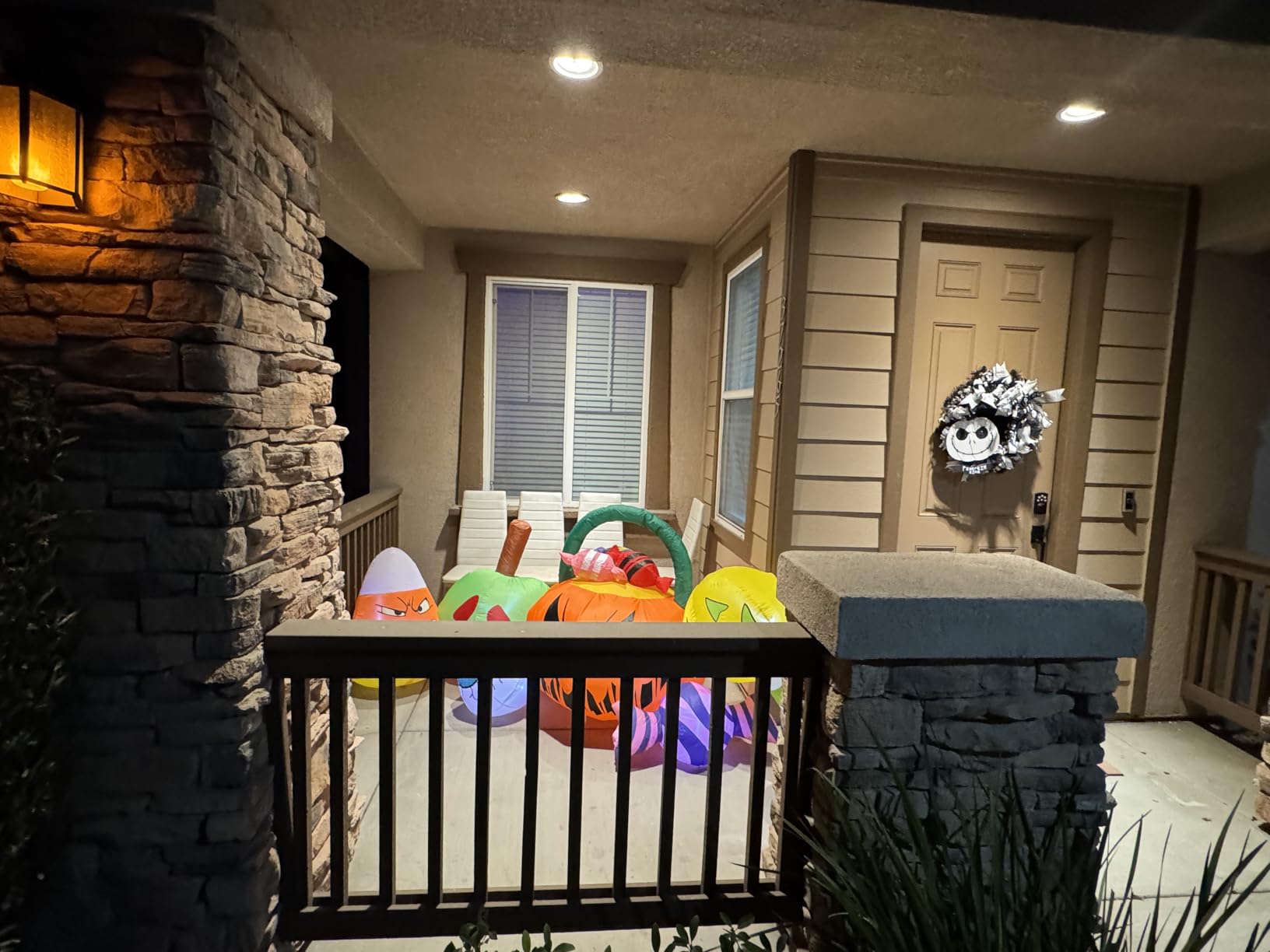 10 FT Halloween Inflatable Blow up Outdoor Decorations Pumpkin Ghost Combo, Halloween Decorations Outdoor Inflatable Bow Up Pumpkin Decoration Outdoor with LED Inflatable Halloween for Yard Garden customer photo 1
