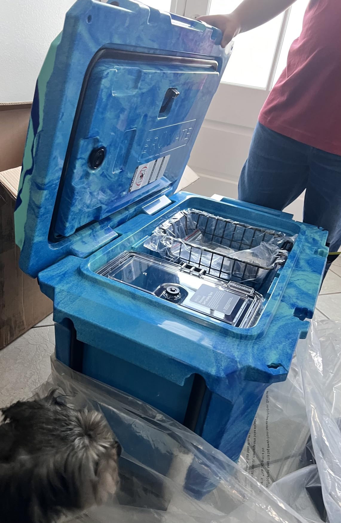 BrüMate BrüTank Hard Cooler with Built-in Drink Tank & Tap | 5+ Day Ice Retention | Perfect for Tailgating, Camping, Sports Games customer photo 1