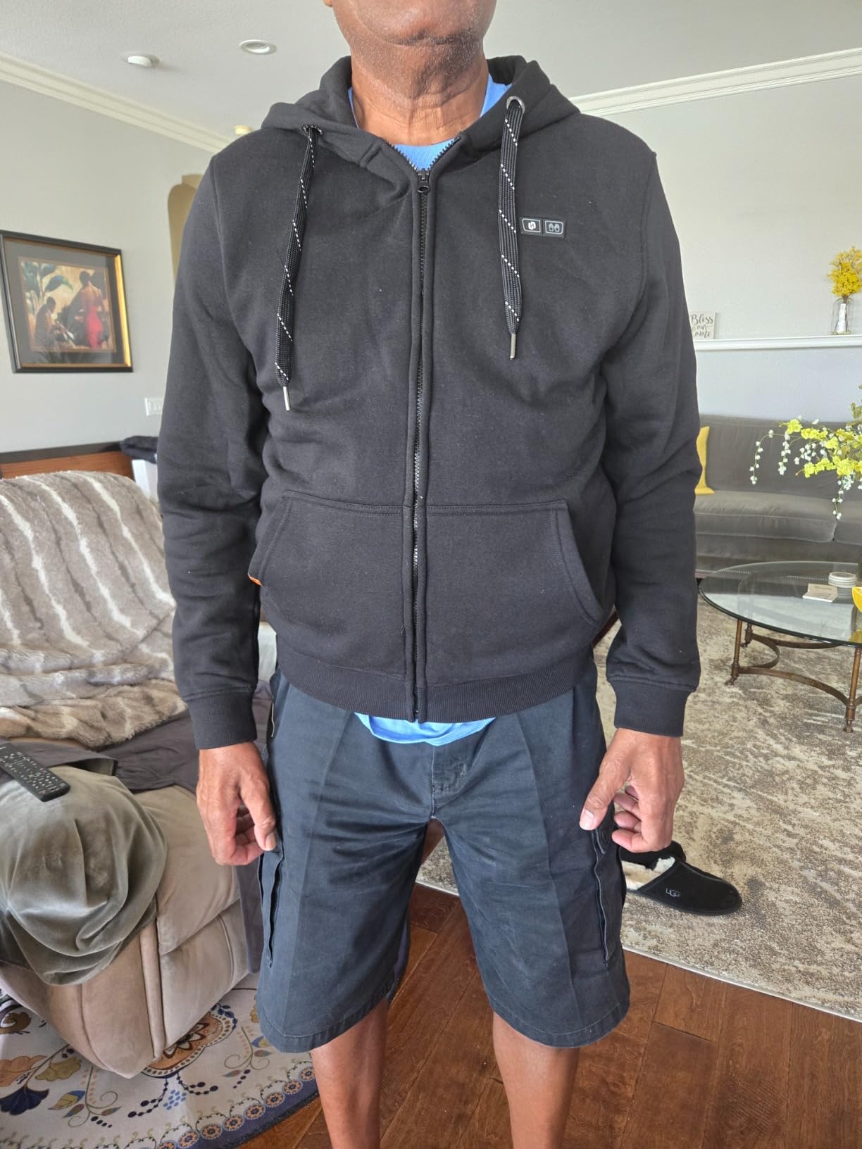 Hennchee Heated Hoodies with 12V 16000mAh Power Bank customer photo 1