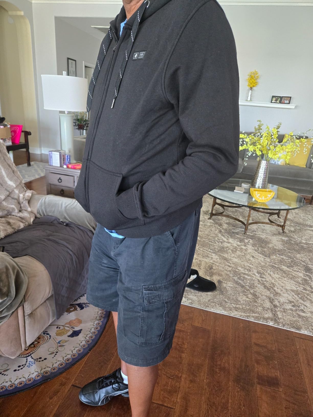 Hennchee Heated Hoodies with 12V 16000mAh Power Bank customer photo 2