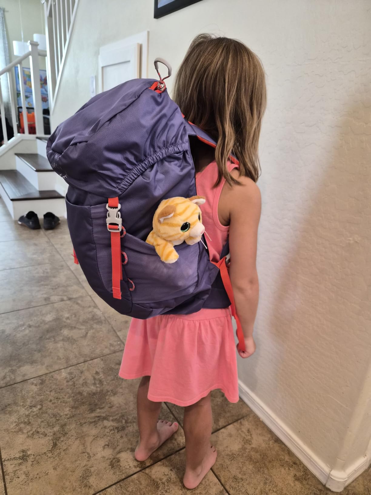 Osprey Jet 18L Kid's Hiking Backpack, Euphoria Purple customer photo 2