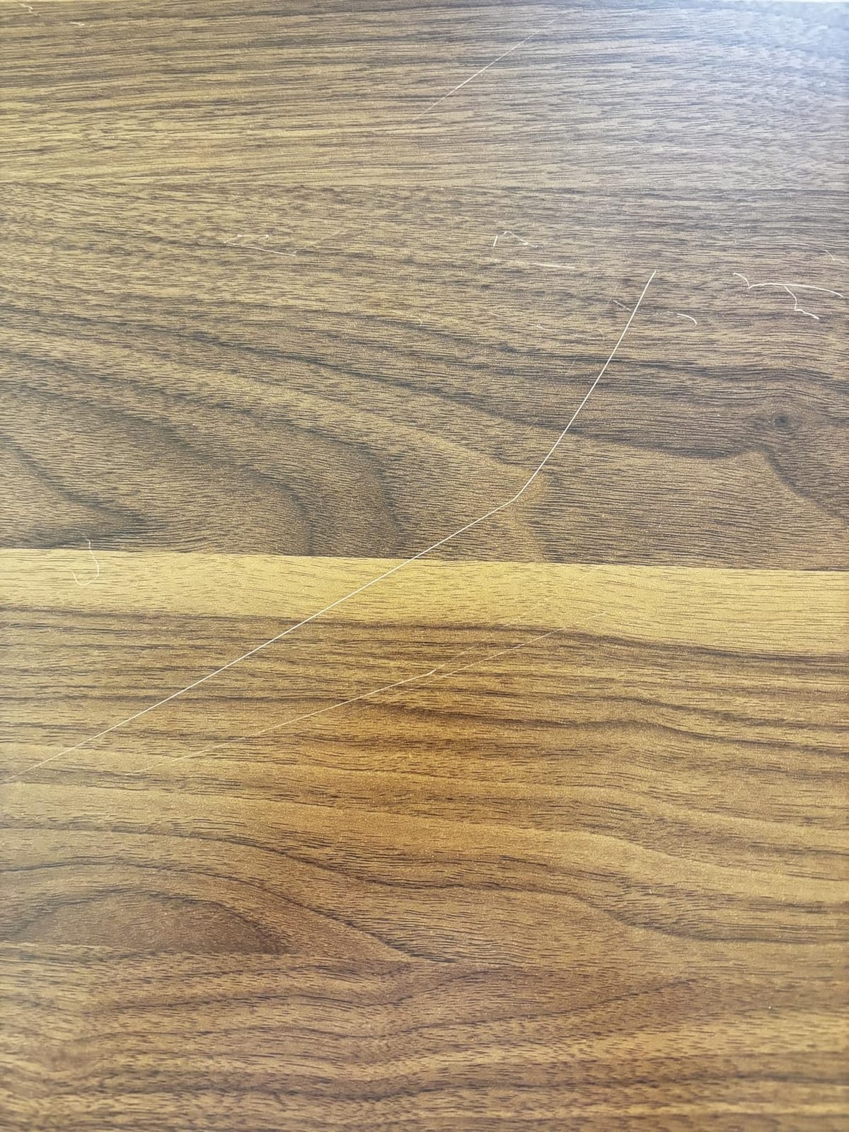 Tribesigns 8FT Conference Table, 94.48L x 47.21W x 29.52H Inches Boat Shaped Meeting Table with Rectangle Grommet, Modern Seminar Boardroom Table for Office Conference Room (Grey & Black, 8ft) customer photo 2