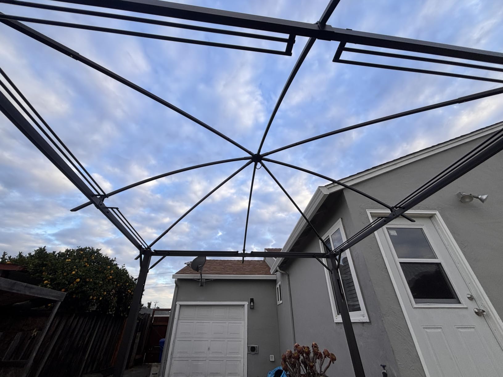 Covered Outdoor Patio Gazebo 11'x13' with LED Lights & Bluetooth Speaker, Heavy Duty Outdoor Canopy Shelter with Metal Frame, Double Roofs, Soft-top Gazebo with Netting and Curtains for Backyard customer photo 2