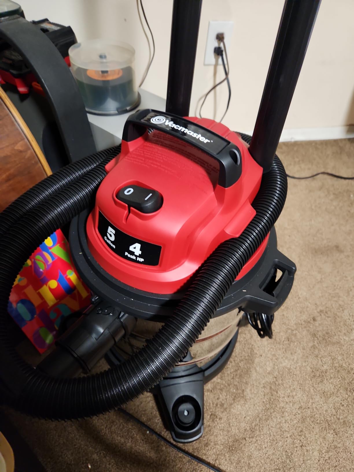 Vacmaster VOC812SF 1101 8-Gal 6 Peak HP Stainless Steel Wet/Dry Vac Red customer photo 1