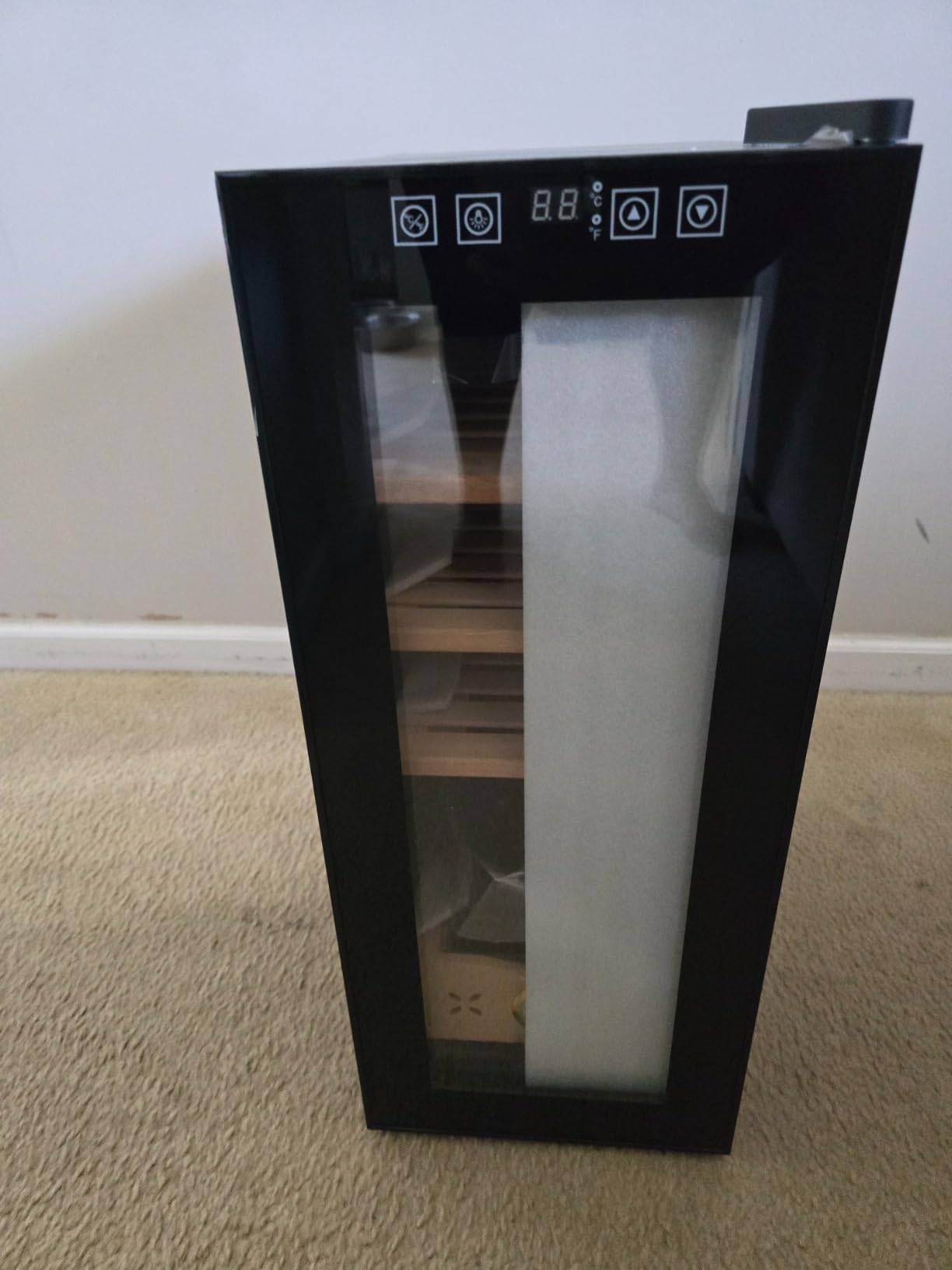 EUHOMY Electric Cigar Humidors 35L Cigar Humidors, Cooling & Heating Humidor Cabinet with Spanish Cedar Wood, Electric Cooler for 255 Counts with Digital Hygrometer, 4 Layers customer photo 2