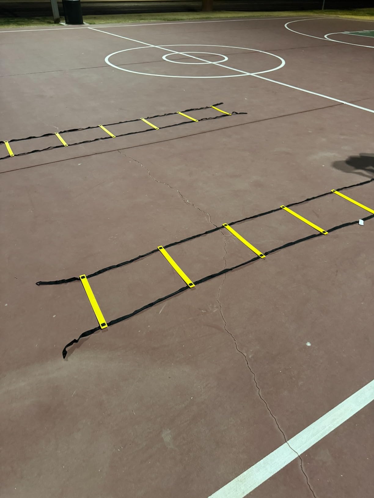 Sportneer Agility Ladder Speed Training Set 12 Rungs 20ft Detachable Exercise Ladders in 2pcs (6 rungs Each) with Ground Stakes for Soccer Football Footwork Training Ladder with Carry Bag customer photo 2