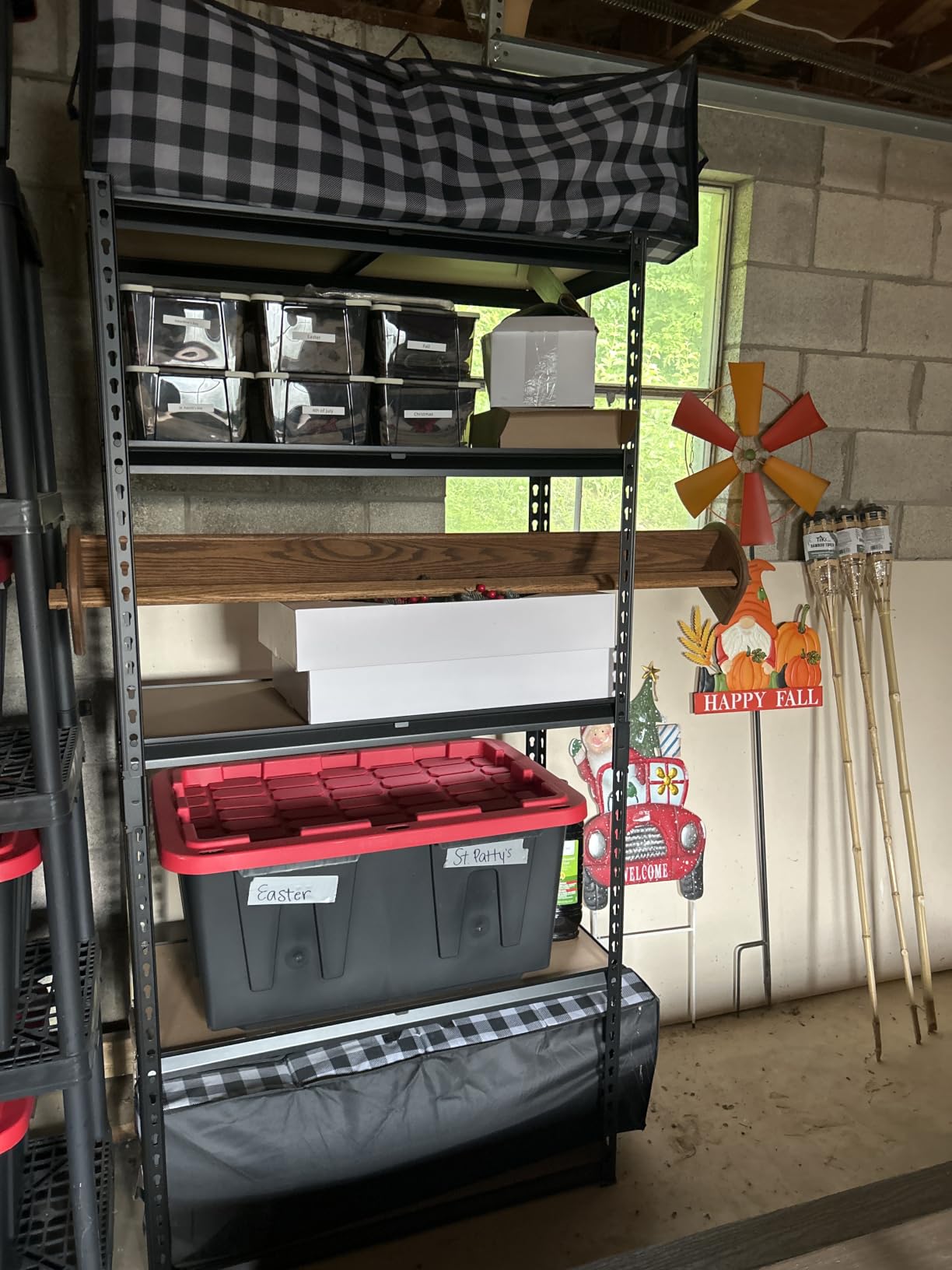 reibii 2 Pack Garage Shelving, 2400LBS Each, Heavy Duty Storage Shelves | For Basement Pantry Workshop, 36