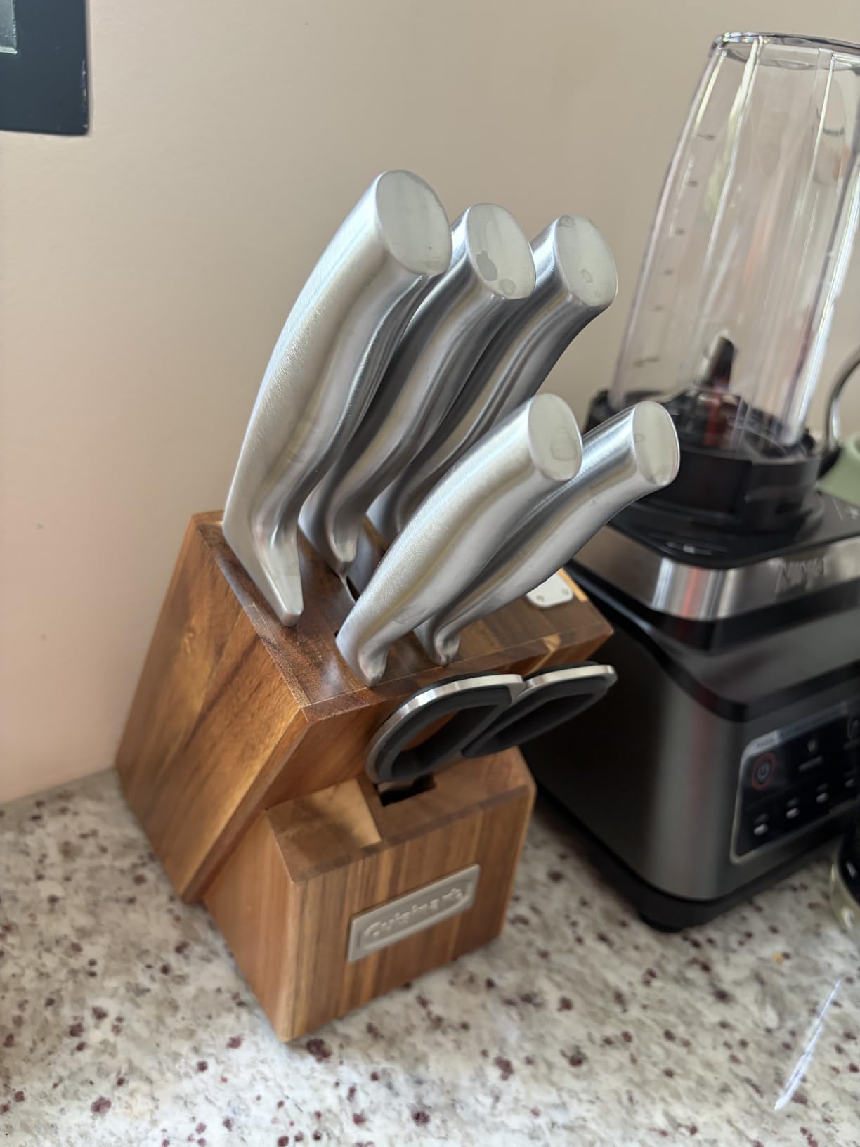 Cuisinart 7 Pc Stainless Steel Essentials Cutlery Block Set with Built in Sharpener customer photo 1