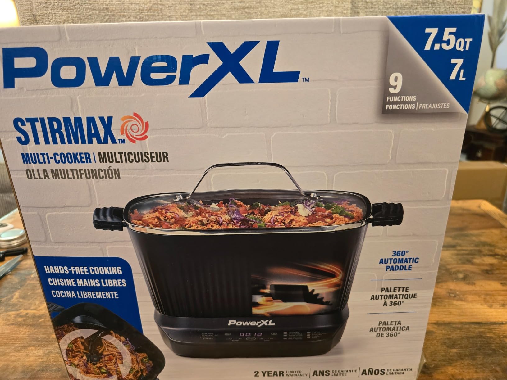 STIRMAX 7.5QT Digital Multi-Cooker with Auto Stir | 9-in-1 multicooker with automatic stirring, sauté, sear and dishwasher-safe ceramic pot customer photo 2