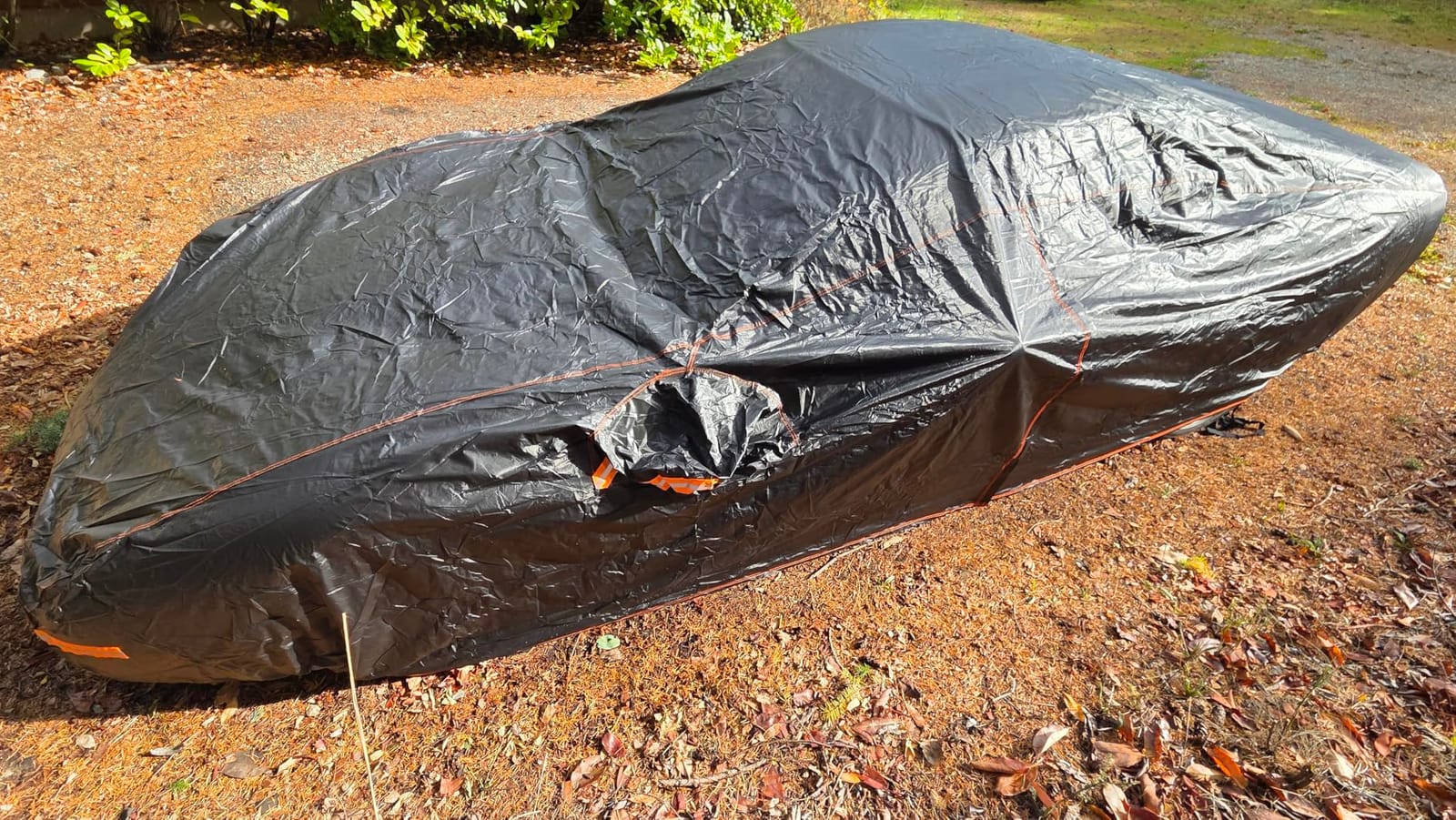 6 Layer Heavy Duty Car Cover Waterproof All Weather Protection with Cotton Liner, Full Exterior Outdoor Cover for Sun Rain Snow UV Protection, Fits Sedan 186-193 inchs customer photo 1
