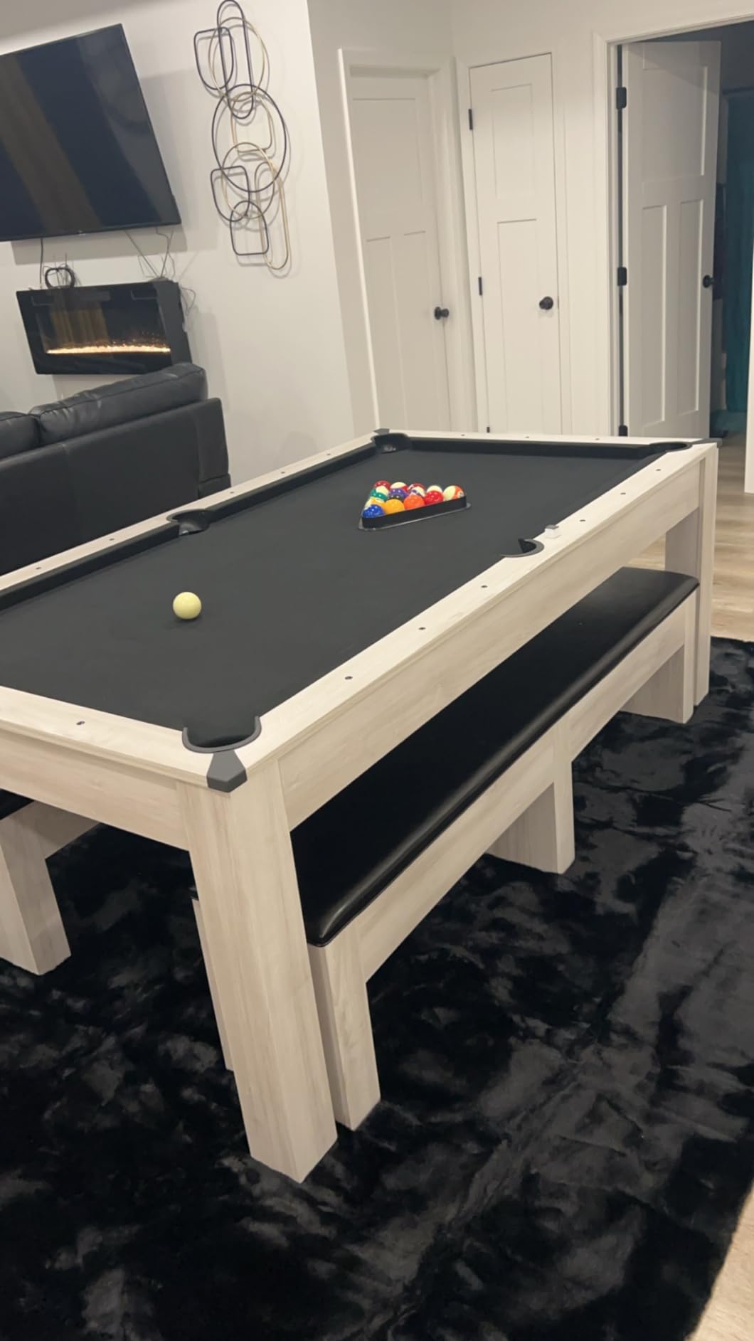 Barrington Billiards 7Ft. Combo Table 3-in-1 Pool Table, Dining & Ping Pong customer photo 1