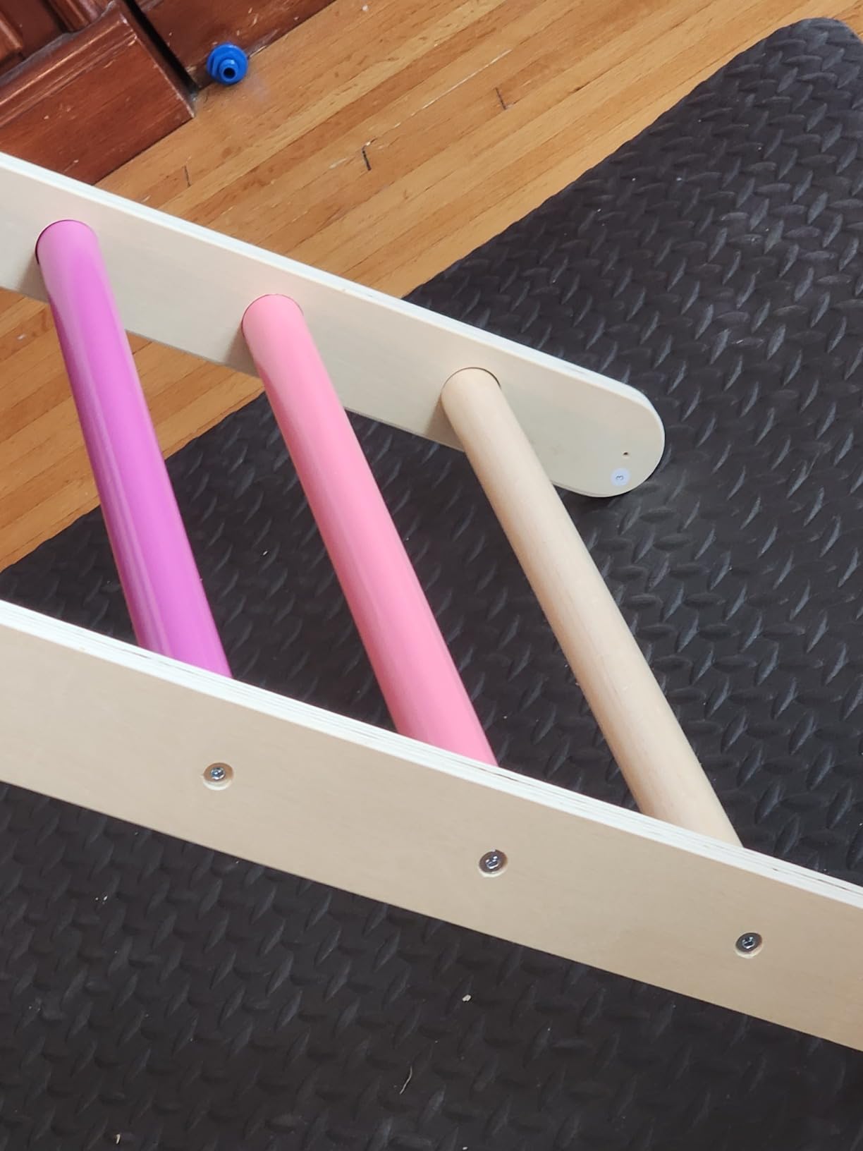 Tiny Land Pikler Triangle Set, 7-in-1 Foldable Climbing Toys Set for Kids | Baby Indoor Playground Jungle Gym, Wooden Montessori Climbing Set for Toddler,Ideal Gift for Kids (Rainbow) customer photo 1