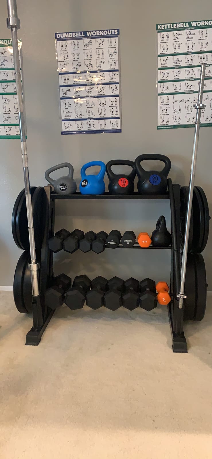 Papababe 20-650lbs Bumper Plates 2