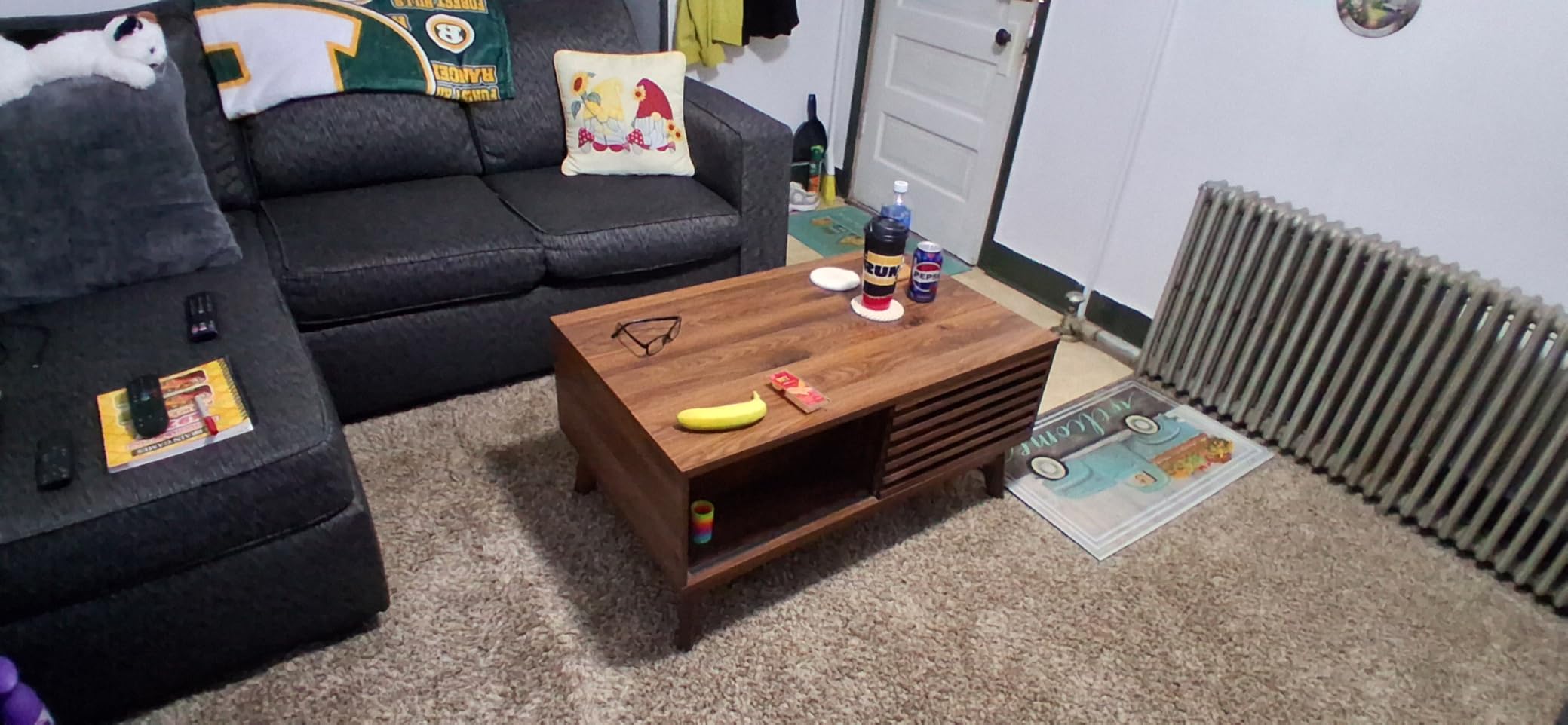 HAIOOU Lift Top Coffee Table with Storage for Living Room 35.4