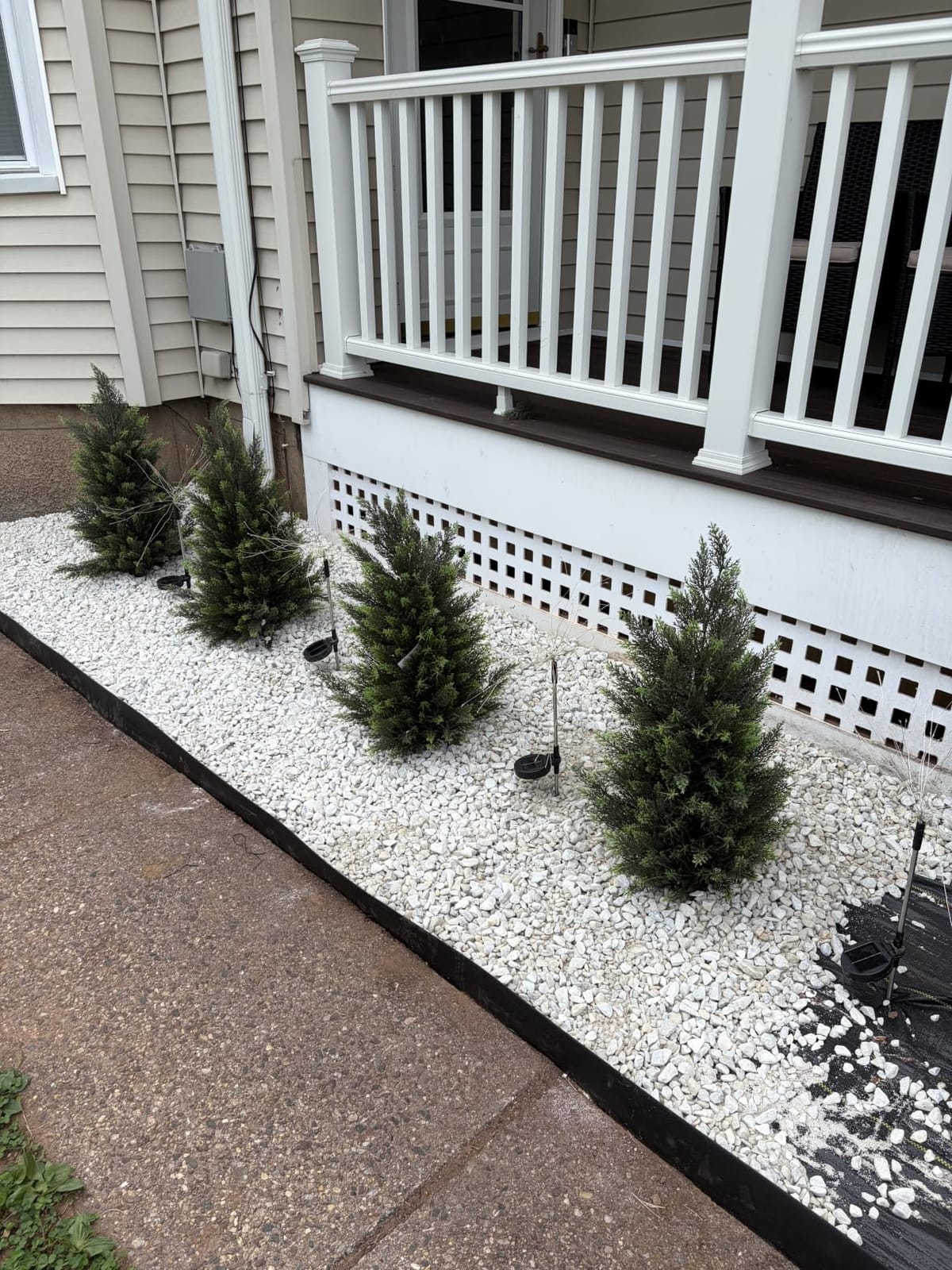 Vitalismo Artificial Topiary Cedar Trees 4FT Tall 2 Sets for Outdoor/Indoor | Faux Pine Shrubs Plants - Realistic Fake Plants Front Porch Decor - Artificial Bushes Cypress for Home Front Door Offices customer photo 2