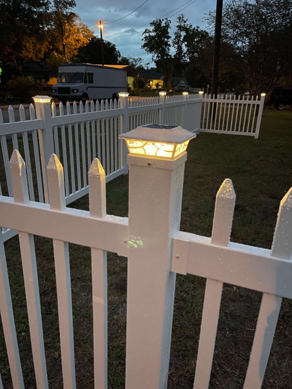 WamBam Westport Privacy Fence, White Vinyl No Dig DIY Kit | 4ftH x 6ftW, 1 Panel + 1 Post, BL19105 customer photo 1