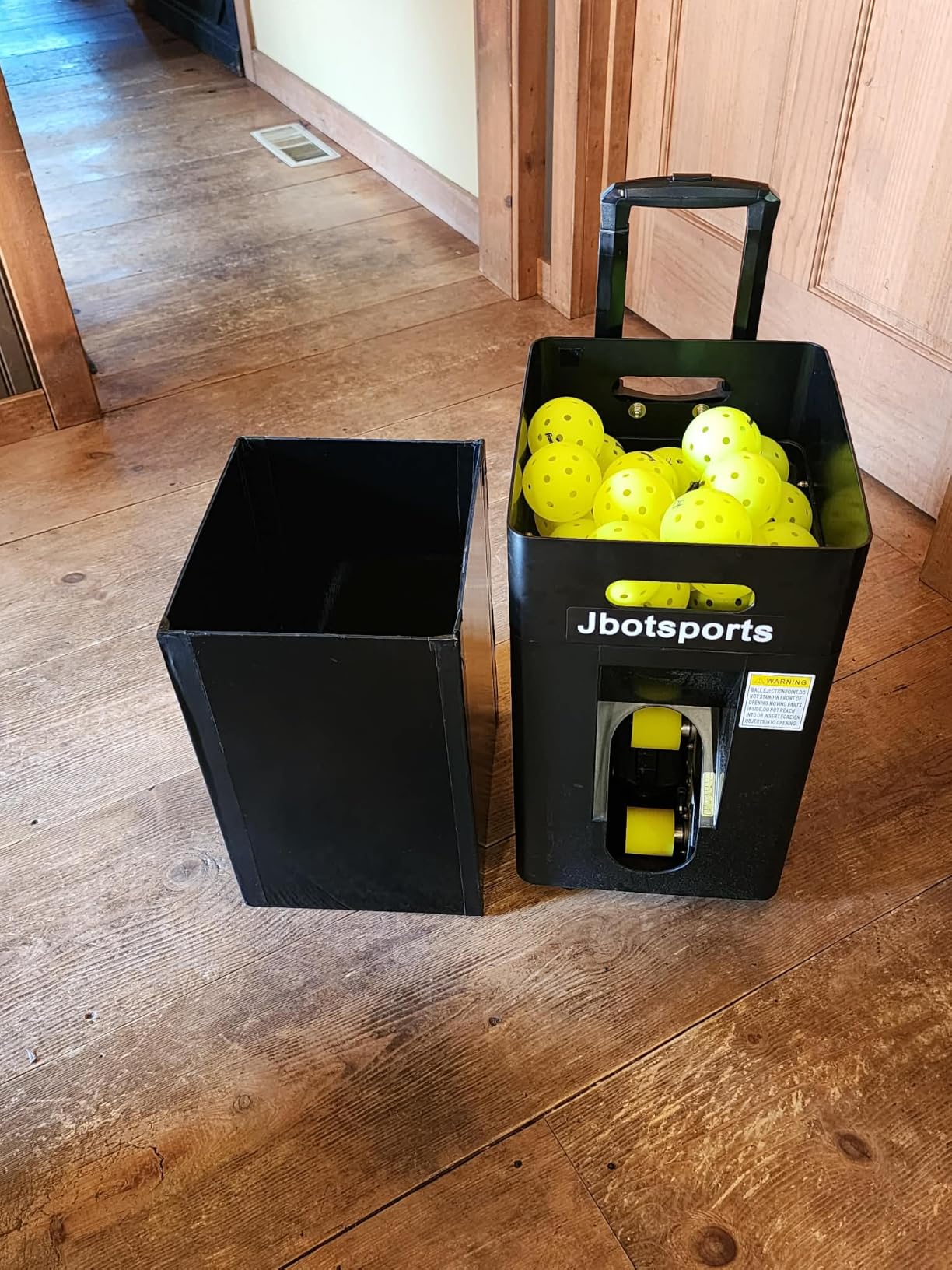 JP02 Portable Pickleball Machine - Swing, Spin Multiple Serve Modes Pickleball Trainer, Ball Thrower for Practice, Adjustable Speed, Elevation, and Frequency Pickleball Launcher customer photo 2