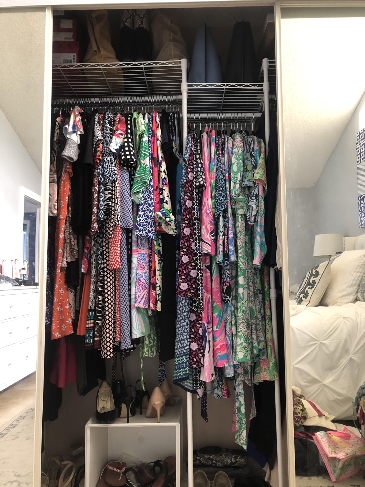 VIPEK X1 Expandable Clothes Rack Heavy Duty Adjustable Closet System Black | Adjustable Shelves and Hanger Rods from 2' to 3'5